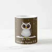 Vintage Snow Owl Holiday