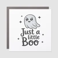 Just Little Boo Funny Design Car Magnet
