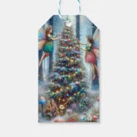 Magical Fairies and Elves Christmas Tree Gift Tags