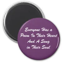 Everyone Has a Poem Magnet