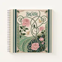 Rose Nouveau Spiral Notebook