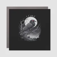 F-Caw-F Classic Minimal Clean Car Magnet