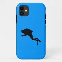 Phone Case- Scuba Diver iPhone 11 Case