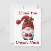 Christmas Gnome Thank You Card