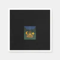 Chat Between The Moon Graphic Napkins