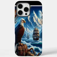 Eagle's Watch Over the Sea iPhone 16 Pro Max Case