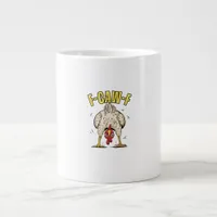 Funny Chicken Butt F-Caw-F Rooster Country Hen Chi Giant Coffee Mug