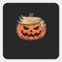 Trumpkin Halloween  Square Sticker