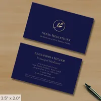 Simple Elegant Mediation Business Card