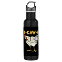 F-Caw-F Chicken Classic Retro Cool Stainless Steel Water Bottle