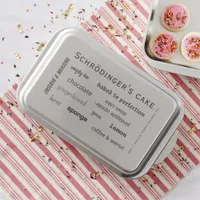 Science Humor Quantum Mechanics Schrödinger's Cake Pan