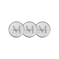 Personalize Monogram Initial Name Golf Ball Marker