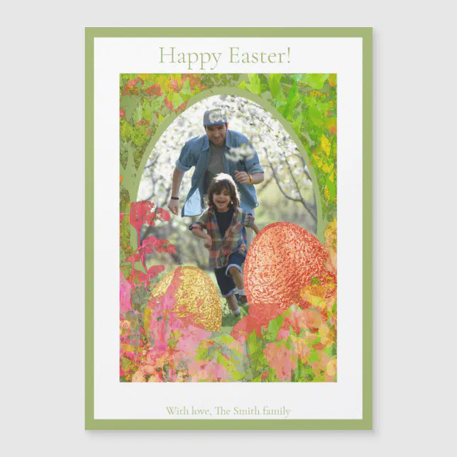 Easter Egg Hunt Magnetic Card