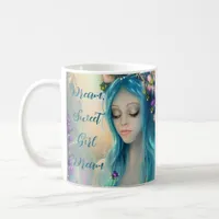 Ethereal Fantasy Art | Beautiful Blue Fairy  Coffee Mug