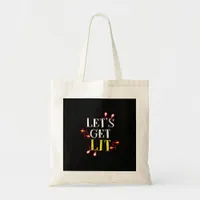 Let's Get Lit Holiday Christmas Classic Tote Bag