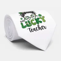 One Lucky Teacher - St. Patrick's Day  Neck Tie