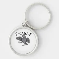 F-Caw-F Classic Minimal Clean Keychain