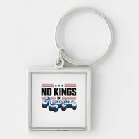 No Kings In America USA Retro Classic Keychain