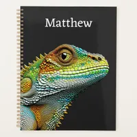 Realistic Lizard Iguana Personalized Planner