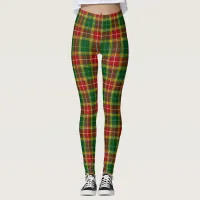 Buchanan Tartan Yellow, Green and Red Leggings