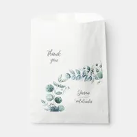 Eucalyptus Botanical Wedding Favor Bag