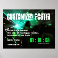 Custom EVENT Party Poster