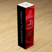 Elegant 26th Rose Wedding Anniversary Celebration Wine Box