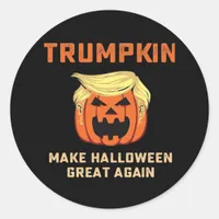 Trumpkin Make Halloween Great Again – Classic Pump Classic Round Sticker
