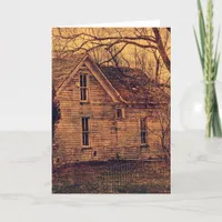 Abandoned House Card