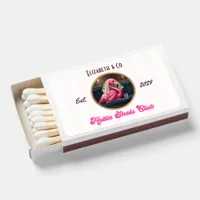 Hottie Shots Club Preppy Flamingo Bachelorette Matchboxes