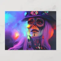 Day of the Dead Voodoo Queen of New Orleans Postcard