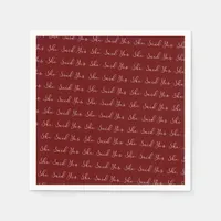 ..., Elegant Typography Napkins