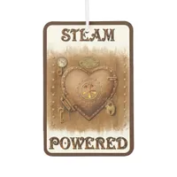 Steampunk Steam Powered Heart Air Freshener