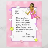 Letter from the Tooth Fairy