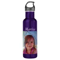 Personalized Water Bottle, Add Your Picture!  Stainless Steel Water Bottle