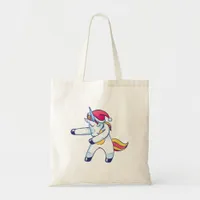 Christmas Unicorn Tote Bag