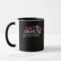 Eat Drink And Be Scary Funny Halloween Mug