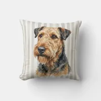 Airedale Terrier Decorative Pillow