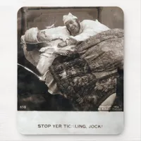 Vintage Couple Stop Tickling 1906 Mouse Pad