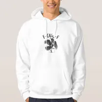 F-Caw-F Funny Raven Crow Spooky Season Creative Ca Hoodie