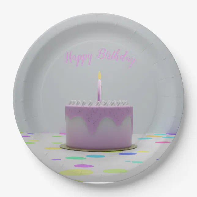 Pink Birthday Cake
