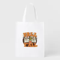It’s Fall Y’all Pumpkin Gnome Autumn Funny Casual Grocery Bag