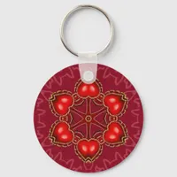 Double Love Keychain