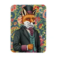 Gorgeous Red Fox in a Suit Magnet