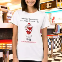 July 7th is National Strawberry Sundae Day T-Shirt