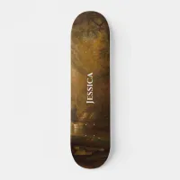 The Trout Pool (1870) Artwork - Skateboard