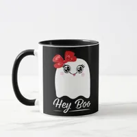 Cute Hey Boo Halloween Mug