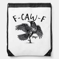 F-Caw-F Essential Retro Classic Drawstring Bag
