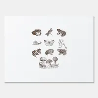 Cottagecore Aesthetic Mushroom Academia Frog Gobli Sign