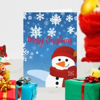 Cute Snowman Winter Wonderland Merry Christmas